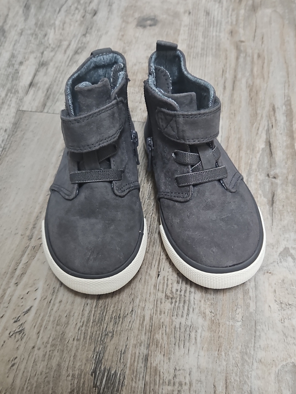Cat & Jack Gray High-Top Sneakers
